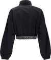 Tommy-Hilfiger-Giacca-a-Vento-Corta-Donna-W-Crop-Taping-Windbreaker-Black-da-donna