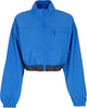 Tommy-Hilfiger-Giacca-a-Vento-Corta-Donna-W-Crop-Taping-Windbreaker-Meridian-Blue-da-donna