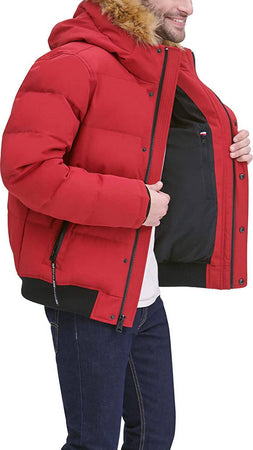 Tommy Hilfiger Giacca Piumino Eco Imbottito Giubbotto Artico con Cappuccio Tasche e Zip Arctic Cloth Snap Front Snorkel Bomber Jacket B07XLTSJ8Q Moda/Uomo/Abbigliamento/Giacche e cappotti/Giacche impermeabili Euforia - Bronte, Commerciovirtuoso.it