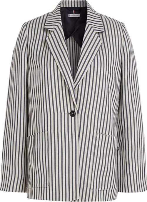 Tommy-Hilfiger-Giacche-MD-STP-DB-LINEN-BLEND-BLAZER-da-donna