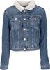 Tommy-Hilfiger-Giubbotto-Jeans-Donna-W-Izzie-Slim-Teddy-Flag-Jacket-Denim-Medium-da-donna