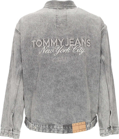 Tommy-Hilfiger-Giubbotto-Jeans-Uomo-Aiden-Oversized-Trucker-Jacket-Denim-Black-da-uomo