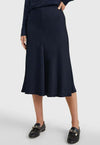 Tommy-Hilfiger-Gonne-VIS-CREPE-SOLID-MIDI-SKIRT-da-donna