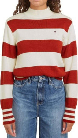 Tommy-Hilfiger-MAGLIONE-RUGBY-STP-MOCK-NK-SWEATER-da-donna