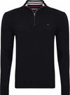Tommy Hilfiger Maglione Uomo Pullover Collo Alto Con Zip 100% Cotone Logo Ricamato Fondo E Polsini a Coste Regular Fit Moda/Uomo/Abbigliamento/Maglioni e cardigan/Maglioni Euforia - Bronte, Commerciovirtuoso.it