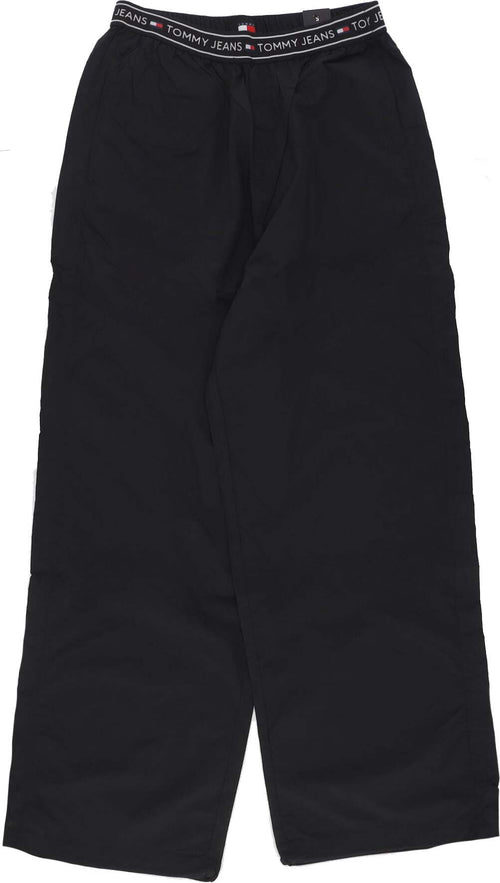 Tommy-Hilfiger-Pantalone-Tuta-Donna-Baggy-Taping-Trackpant-Black-da-donna