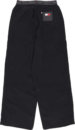 Tommy-Hilfiger-Pantalone-Tuta-Donna-Baggy-Taping-Trackpant-Black-da-donna
