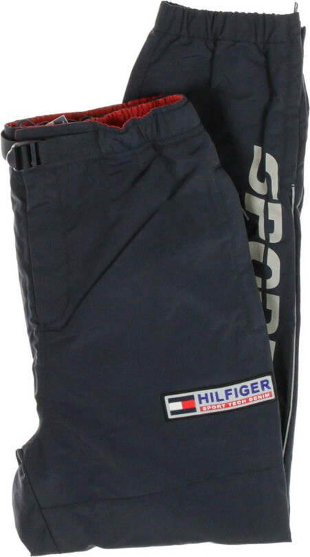 Tommy-Hilfiger-Pantalone-Tuta-Uomo-Sport-Tech-Nylon-Pant-Navy-Blazer-da-uomo