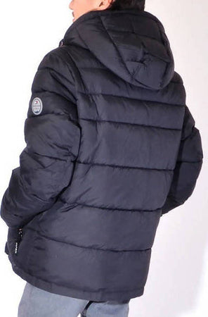 Tommy Hilfiger Piumino Giubbotto Blu Scuro Giacca Bomber Uomo Impermeabile imbottito con Cappuccio Anti Vento Zip e Tasche Moda/Uomo/Abbigliamento/Giacche e cappotti/Giacche impermeabili Euforia - Bronte, Commerciovirtuoso.it