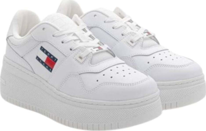 Tommy-Hilfiger-Scarpe-NEW-TJW-RETRO-BASKET-SNEAKERS-FL-da-donna