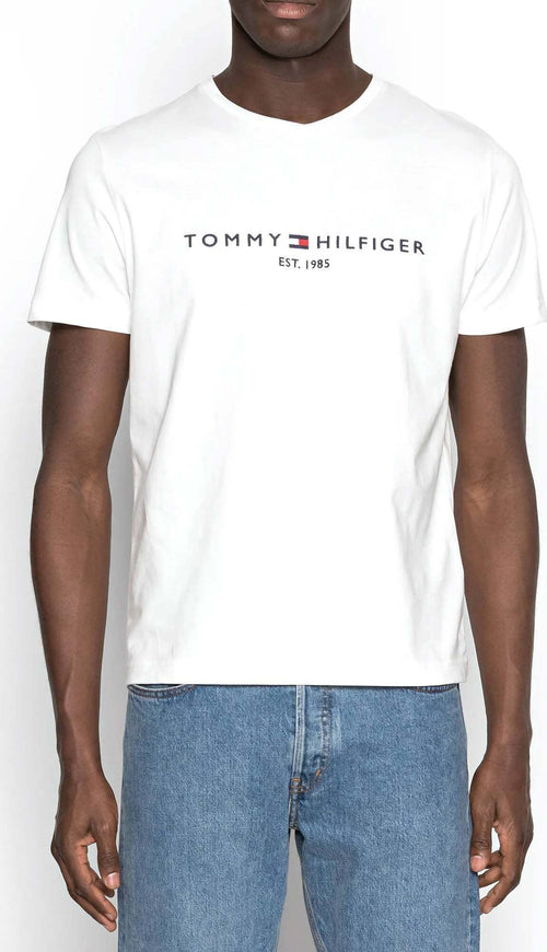 Tommy Hilfiger T-Shirt Uomo Girocollo Mezze Maniche 100% Cotone Biologico Maglietta Maglia Bio Fashion Casual Logo Bandierina Tommy Moda/Uomo/Abbigliamento/T-shirt polo e camicie/T-shirt Euforia - Bronte, Commerciovirtuoso.it