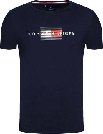 Tommy Hilfiger T-shirt Uomo Lines Maglia Mezze Maniche Girocollo Con Logo Stampa Bandiera Maglietta Tinta Unita Tommy Mw0 Mw20164 Regular Fit Moda/Uomo/Abbigliamento/T-shirt polo e camicie/T-shirt Euforia - Bronte, Commerciovirtuoso.it