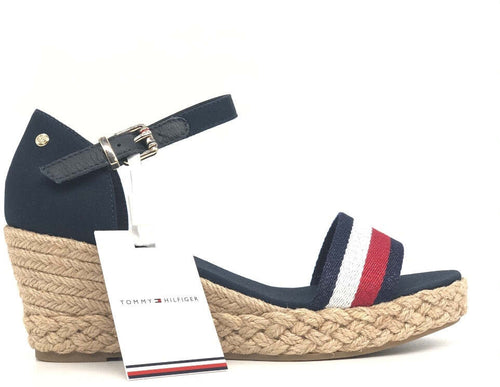 TOMMY HILFIGHER Sandalo donna Shimmery Ribbon Mid Desert Sky