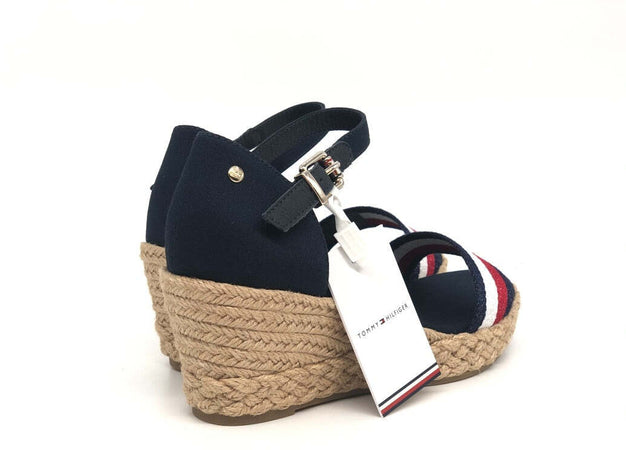 TOMMY HILFIGHER Sandalo donna Shimmery Ribbon Mid Desert Sky