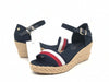 TOMMY HILFIGHER Sandalo donna Shimmery Ribbon Mid Desert Sky