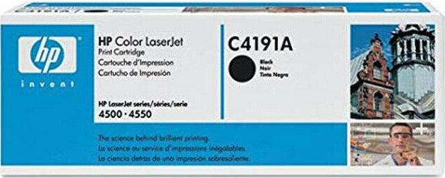TONER ORIGINALE HP C4191A NERO LASERJET COLOR 4500 4550 BLACK NUOVO D N H CLB