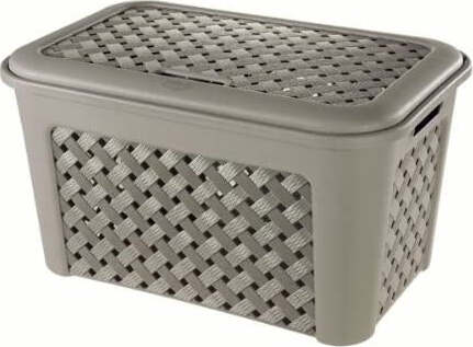 Tontarelli Cesta Arianna con coperchio Lt 45 Talpa Casa e cucina/Organizzazione interni/Organizzazione lavanderia/Ceste per la biancheria Scontolo.net - Potenza, Commerciovirtuoso.it
