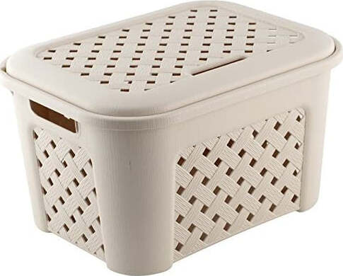 Tontarelli Cesta Biancheria Arianna con Coperchio Angora 24 Litri Casa e cucina/Organizzazione interni/Organizzazione lavanderia/Ceste per la biancheria Scontolo.net - Potenza, Commerciovirtuoso.it