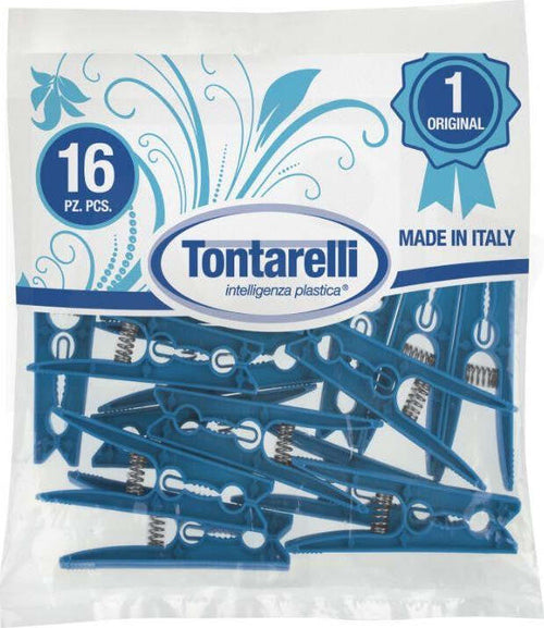 Tontarelli Mollette 9012669 Colore BLU Casa e cucina/Organizzazione interni/Organizzazione lavanderia/Mollette Scontolo.net - Potenza, Commerciovirtuoso.it