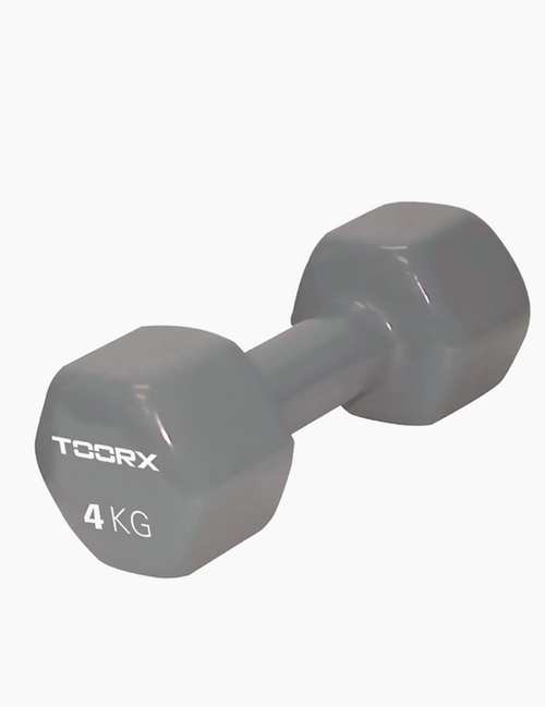 Manubrio in Vinile da 4 kg Grigio Chiaro Toorx