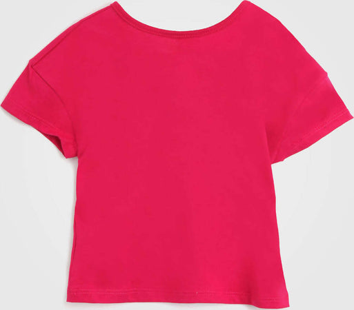 Top Bambina Estivo Rosa Crop Maglietta Corta Bimba Estate Maniche Corte Stampata Magliettina Corta Mezze Manche Fashion Bimba T-SHIRT Piccole Canaglie - Tropea, Commerciovirtuoso.it