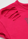 Top Bambina Estivo Rosa Crop Maglietta Corta Bimba Estate Maniche Corte Stampata Magliettina Corta Mezze Manche Fashion Bimba T-SHIRT Piccole Canaglie - Tropea, Commerciovirtuoso.it