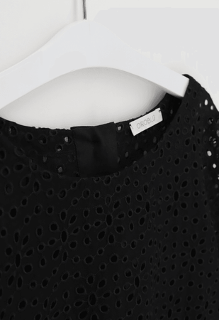 Oroblu Camicia Abbigliamento Ricamo Sangallo Sleeve VOBT66940 S70 - Passarelli Biancheria