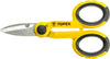TOPEX---FORBICI-RPOFESSIONALI-DA-ELETTRICISTA-140MM---CON-LAME-IN-ACCIAIO-INOX