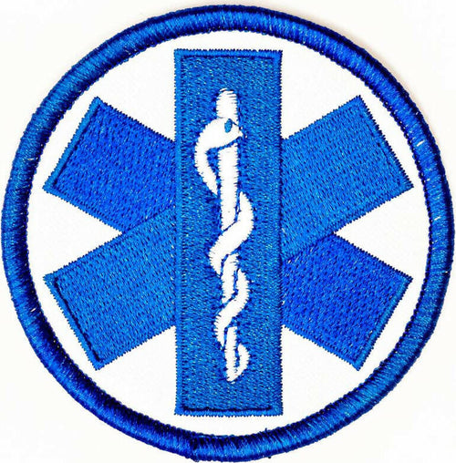 Toppa Esculapio Tondo Patch Ricamato Adesivo 7 Cm Simbolo Internazionale Del Soccorso Casa e cucina/Hobby creativi/Cucito/Rifiniture e abbellimenti/Applique patch e toppe Il Distintivo - Pesaro, Commerciovirtuoso.it