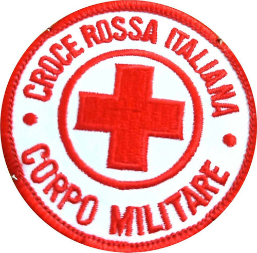 Toppa Piccola Croce Rossa Italiana Corpo Militare Toppa Termoadesiva Sport e tempo libero/Fan Shop/Abbigliamento/Accessori/Toppe Il Distintivo - Pesaro, Commerciovirtuoso.it