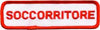 Toppa Soccorritore Patch Per Uniforme Rossa E Bianca Con Velcro Casa e cucina/Hobby creativi/Cucito/Rifiniture e abbellimenti/Applique patch e toppe Il Distintivo - Pesaro, Commerciovirtuoso.it