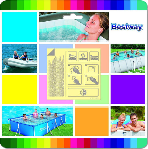 PZ10 TOPPE RIPARAZIONE RINFORZATE PER PISCINA RIPARA GOMMONI PISCINE BUCO