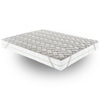 Topper in memory foam 3 cm con rivestimento Trapuntato con Elastico