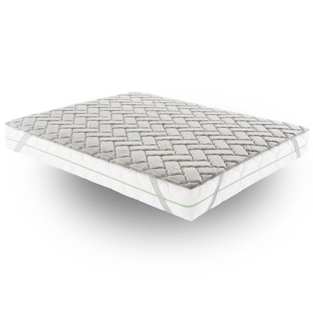 Topper in memory foam 3 cm con rivestimento Trapuntato con Elastico