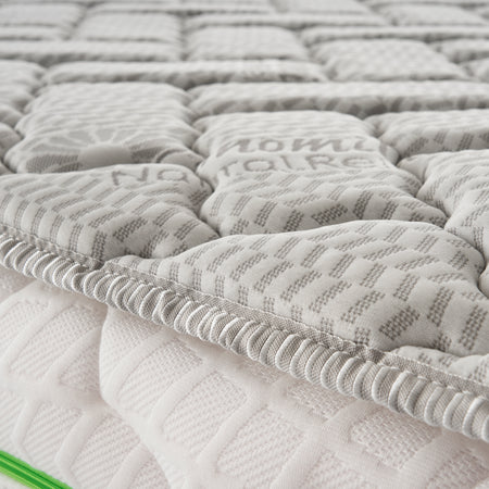 Topper in memory foam 3 cm con rivestimento Trapuntato con Elastico