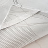 Topper in memory foam 5 cm con rivestimento Silver Fresh completamente sfoderabile