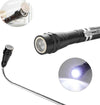 Torcia-3-Led-Luce-Bianca-Manico-Telescopico-Minitorcia-Testa-Snodabile-Girevole-Gloriashoponline