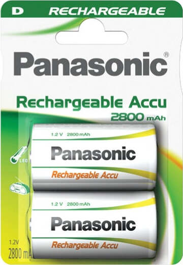 Torcia D ready to use - ricaricabili - Panasonic - blister 2 pezzi Elettronica/Pile e caricabatterie/Pile monouso Eurocartuccia - Pavullo, Commerciovirtuoso.it