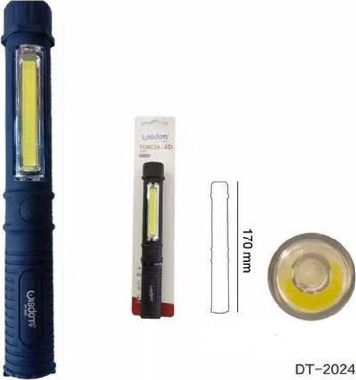 Torcia Da Lavoro Lampada Luce Led Portatile Tascabile 170 Mm Emergenza Dt-2024 Casa, arredamento e bricolage > Bricolage e fai da te > Torce Trade Shop italia - Napoli, Commerciovirtuoso.it