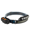 Torcia Da Testa Frontale Sensore Movimento 68 Led Luce Bianca Rossa Blu