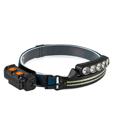 Torcia Da Testa Frontale Sensore Movimento 68 Led Luce Bianca Rossa Blu