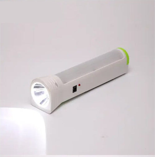 Torcia Elettrica Led 1W+34 SMD con Pannellino Solare Ricaricabile Presa Retraibile 700 mAh Range 500 Metri