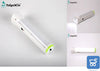 Torcia Elettrica Led 1W+34 SMD con Pannellino Solare Ricaricabile Presa Retraibile 700 mAh Range 500 Metri