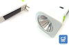 Torcia Elettrica Led 1W+34 SMD con Pannellino Solare Ricaricabile Presa Retraibile 700 mAh Range 500 Metri