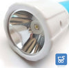 Torcia Elettrica Led Ricaricabile 1W + 2W COB 5 Ore di autonomia Range 500 Metri - Spina Italiana retraibile