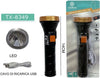 Torcia Elettrica Luce Led Ricaricabile Usb Per Escursionismo Campeggio Tx-8349 Fai da te/Sicurezza e protezione/Torce/Torce elettriche portatili (standard) Trade Shop italia - Napoli, Commerciovirtuoso.it