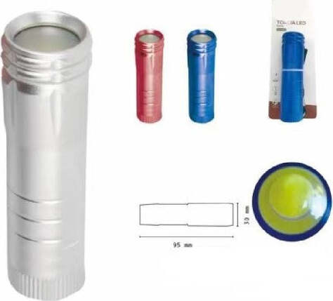 Torcia-Elettrica-Luce-Led-Smd-In-Alluminio-Tascabile-Portatile-Resistente-Dt2036