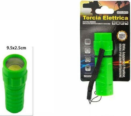 Torcia-Elettrica-Ultra-Luminosa-Luce-1-Led-Impermeabile-Campeggio-Jd059-63358