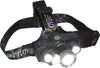 Torcia-Frontale-3-Led-1-Cob-Zoom-Luce-Bianca-Batteria-Litio-Ricaricabile-Carica-Each