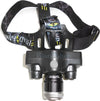 Torcia-Frontale-3-Led-1-Cob-Zoom-Luce-Bianca-Batteria-Litio-Ricaricabile-Carica-Each